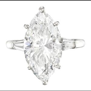 White gold solitaire