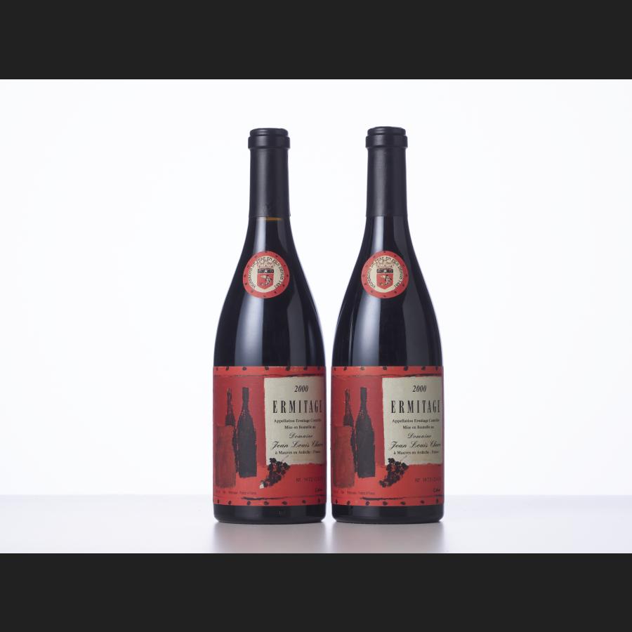 2 bouteilles Ermitage Cathelin 2000 Domaine Jean-Louis Chave