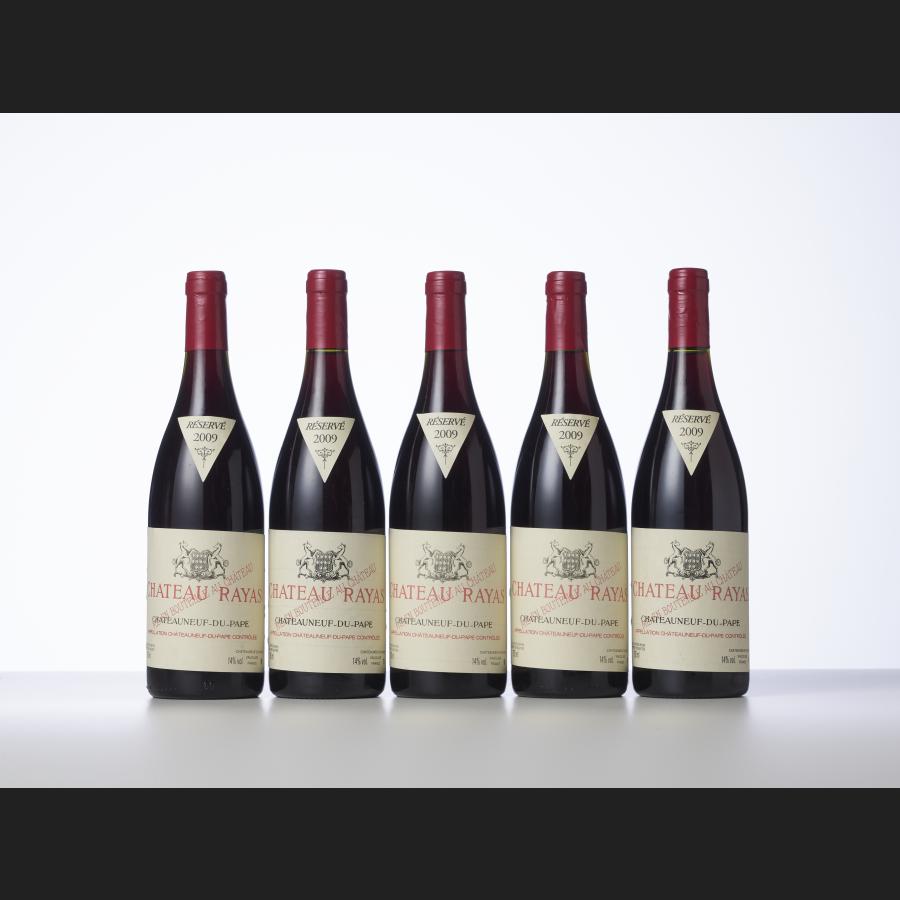 5 bouteilles Château Rayas 2009