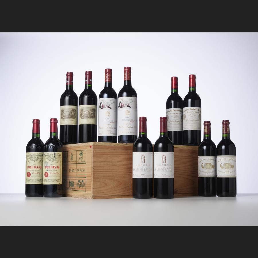 Caisse 12 bouteilles Bordeaux-Primeurs 1996