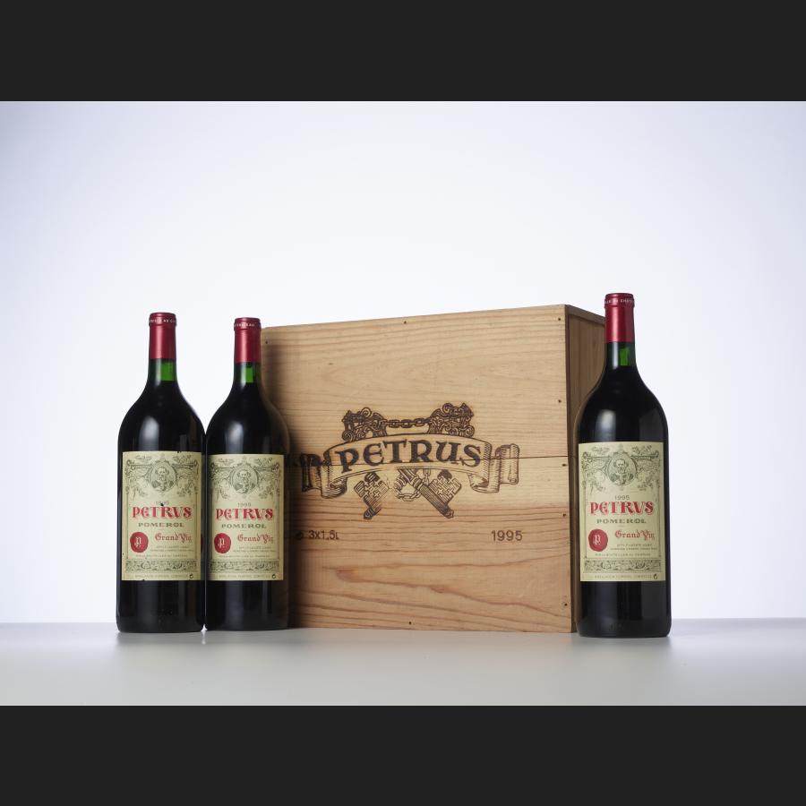 Caisse 3 magnums Petrus 1995