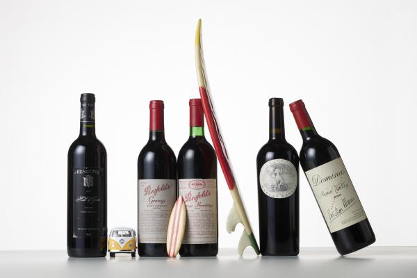 Wines from Australia and the United States