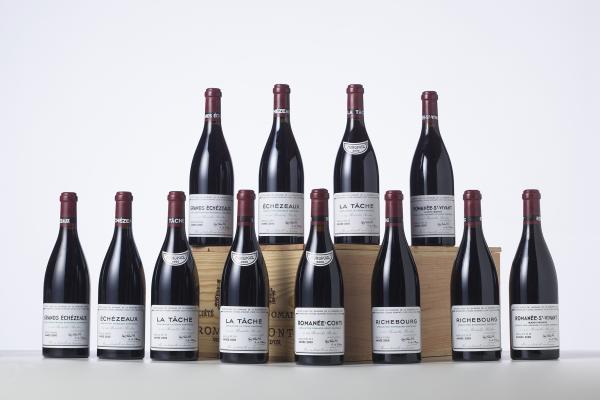 Mixed lot Domaine de la Romanée-Conti 2000