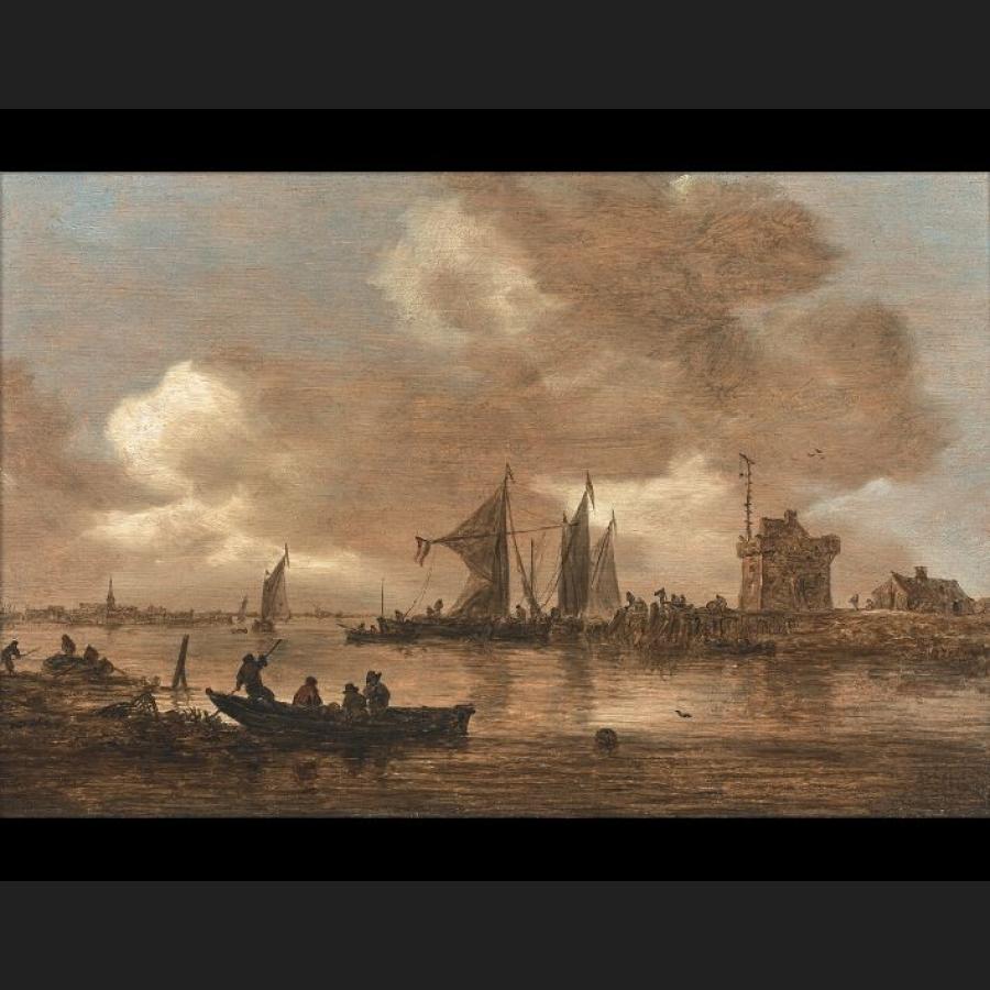Jan Van Goyen Estuaire de rivière
