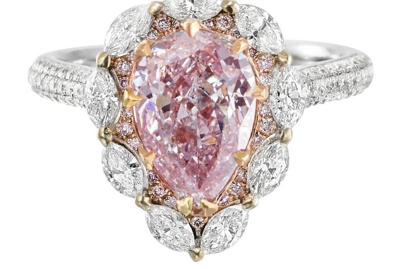 Exceptionnel diamant naturel de couleur rose