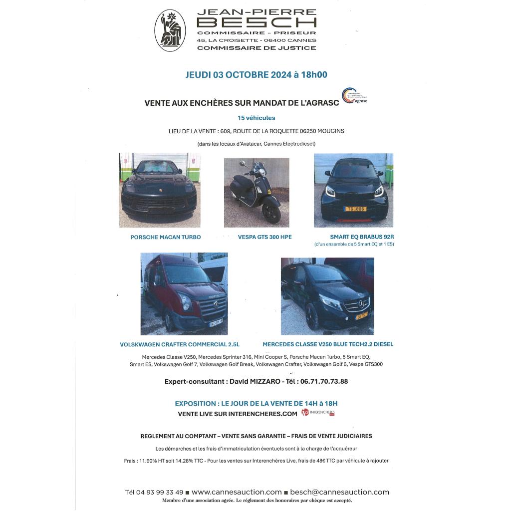 vente passée du 03/10/2024