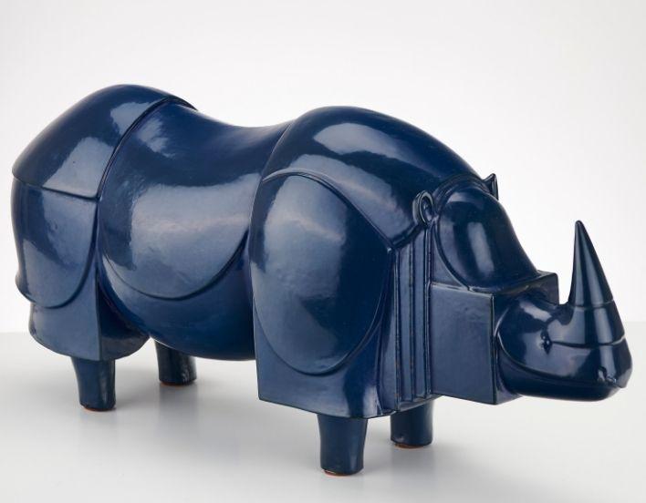 Rhino bleu LALANNE
