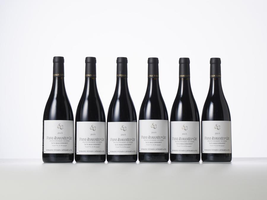 6 bouteilles Vosne-Romanée Aux Malconsorts 2015 Domaine Sylvain Cathiard