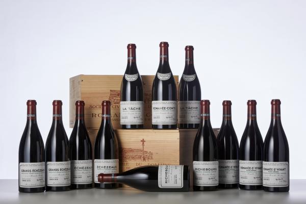 12 bottles of 2015 Domaine de la Romanée-Conti
