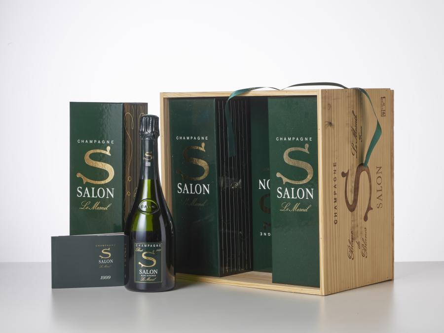 6 bouteilles Champagne S 1999 Salon