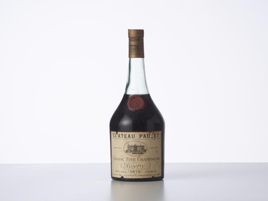 Cognac Fine Champagne réserve 1878 Château Paulet