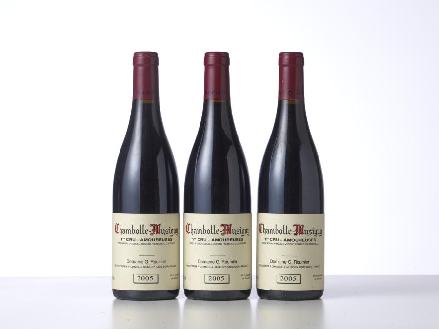 3 Bouteilles Chambolle-Musigny Amoureuses 2005 Georges Roumier