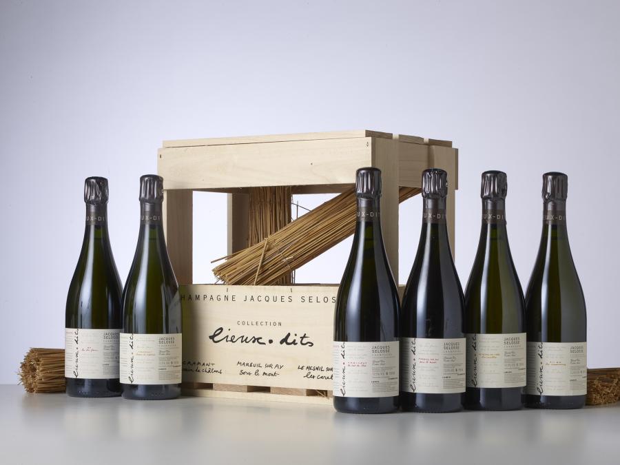 Caisse 6 bouteilles Champagne Collection Lieux-Dits Jacques Selosse