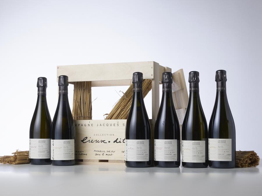 Caisse 6 bouteilles Champagne Collection LIeux-Dits Jacques Selosse