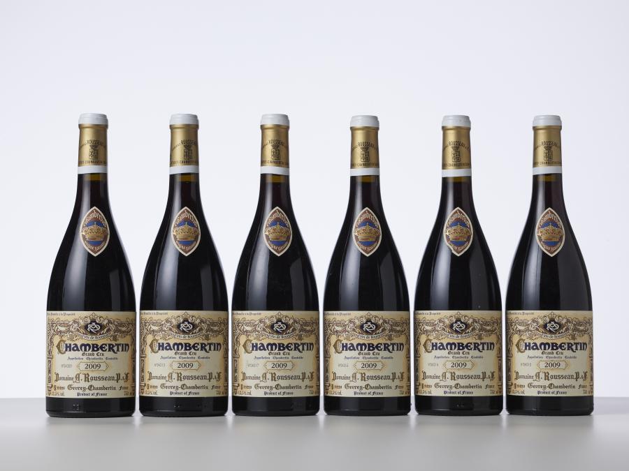 6 bouteilles Chambertin 2009 Domaine Armand Rousseau