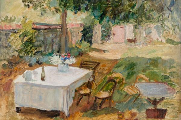 Pierre BONNARD "Table dans un jardin"