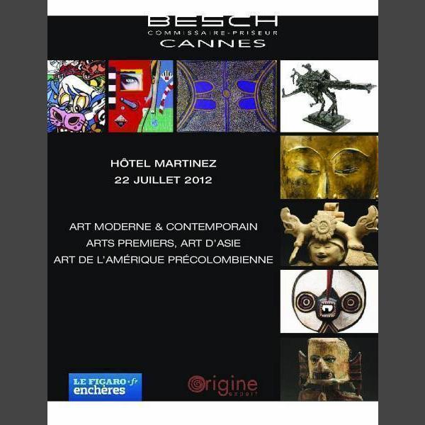 Catalogue of the auction of7/22/12