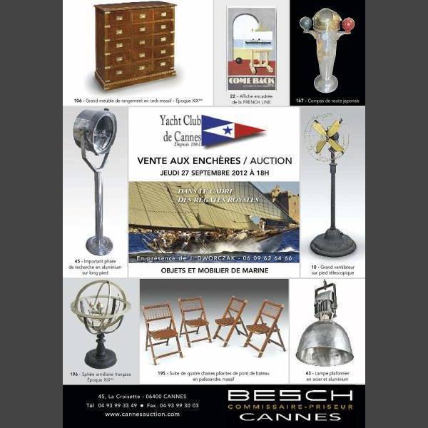 Catalogue of the auction of9/27/12